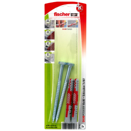 FISCHER DÜBEL 537623 Duopower 10 x 80 S K Duopower SB-Karte  Verpackungseinheit:1ST