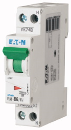EATON 263269 LS-Schalter 6kA B 6A/1pol+N 1TE Schmalbauweise PLN6-B6/1N-DE Verpackungseinheit:1ST