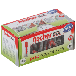 FISCHER DÜBEL 535452 Duopower 5 x 25 - VPE=100ST Duopower  Verpackungseinheit:100ST