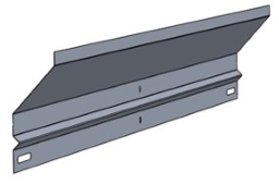 AEROCOMPACT 706101-2050 S10WD-2050 Windleitblech 10°, 2050 mm  Verpackungseinheit:1ST