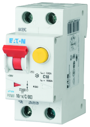 EATON 236082 FI/LS-Schalter Typ A  10kA C 10A/1pol+N/30mA  2TE PKNM-10/1N/C/003-A-MW Verpackungseinheit:1ST