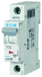 EATON 242206 LS-Schalter 10kA C 16A/1pol  1TE PLSM-C16-MW Verpackungseinheit:1ST