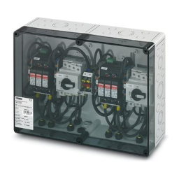 PHOENIX 2404569 PV-Anschlußbox 2 MPPT, 2IN/1OUT pro MPPT , ÜSS Typ I/II, Trennschalter, SUNCLIX SOL-SC-2ST-0-DC-2MPPT-1101 Verpackungseinheit:1ST