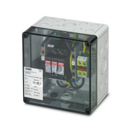 PHOENIX 1016811 PV-Anschlußbox 1 MPPT, 2IN/1OUT pro MPPT , ÜSS Typ I/II, Kabelverschraubung SOL-SC-2ST-0-DC-1MPPT-1000 Verpackungseinheit:1ST