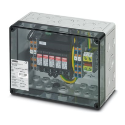 PHOENIX 1016812 PV-Anschlußbox 2 MPPT, 2IN/1OUT pro MPPT , ÜSS Typ I/II, Verschraubung SOL-SC-2ST-0-DC-2MPPT-1000SE Verpackungseinheit:1ST