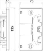 OBO 6274570 Endstück 70x130mm Polyvinylchlorid reinw eiß RAL 9010 GK-E70130RW Verpackungseinheit:1ST – Bild 2