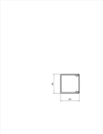 OBO 6191126 Wand- und Deckenkanal mit Bodenlochung 4 0x40x2000 Polyvinylchlorid reinweiß RAL WDK40040RW Verpackungseinheit:2M – Bild 2