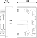 OBO 6274370 Endstück 70x110mm Polyvinylchlorid reinw eiß RAL 9010 GK-E70110RW Verpackungseinheit:1ST – Bild 2