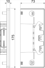 OBO 6274770 Endstück 70x170mm Polyvinylchlorid reinw eiß RAL 9010 GK-E70170RW Verpackungseinheit:1ST – Bild 2