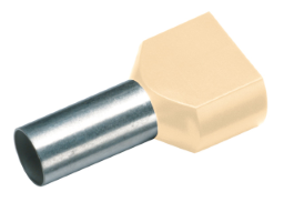 CIMCO 187729 Zwillingsaderendhülse 2 x 16 mm² x 14 mm , elfenbein  Verpackungseinheit:100ST