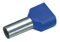 CIMCO 187714 Zwillingsaderendhülse 2 x 16 mm² x 14 mm , blau  Verpackungseinheit:100ST