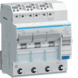 HAGER ADZ316D FI-LS 3X 1P+N 6kA B-16A 30mA Typ A QC  Verpackungseinheit:1ST