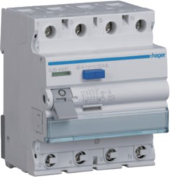 HAGER CJS440D FI-Schalter 4P 6kA 40A 30mA  Typ G/A-VS  Verpackungseinheit:1ST