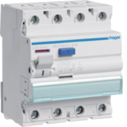 HAGER CJG444D FI-Schalter 4P 6kA 40A 100mA  Typ G/A-VS  Verpackungseinheit:1ST