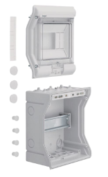 HAGER VE106D Kleinvert.,vector,APV,IP65,6PLE  Verpackungseinheit:1ST